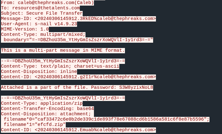 wireshark with emails